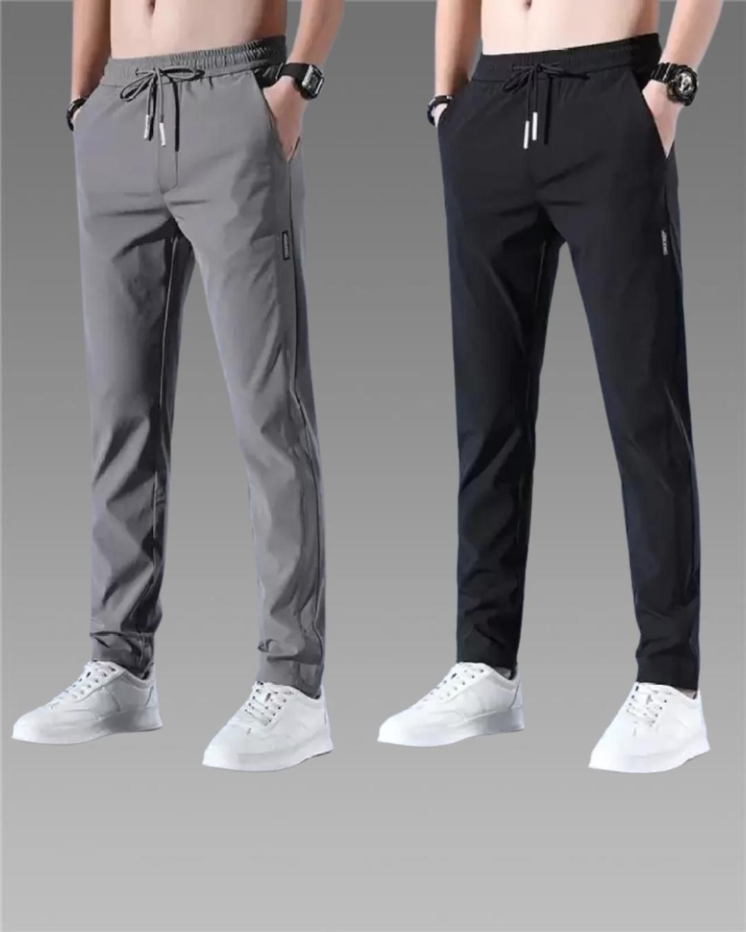 Ultra-Stretch Premium Comfort Trousers – Wrinkle-Free & Slim Fit